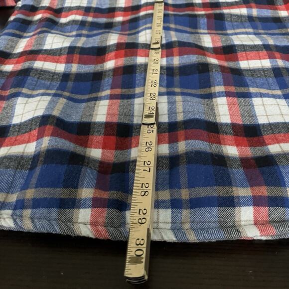 Jack South Jacket Mens Large Flannel Shirt Plaid Fleece Lining Shacket New York - Picture 10 of 13